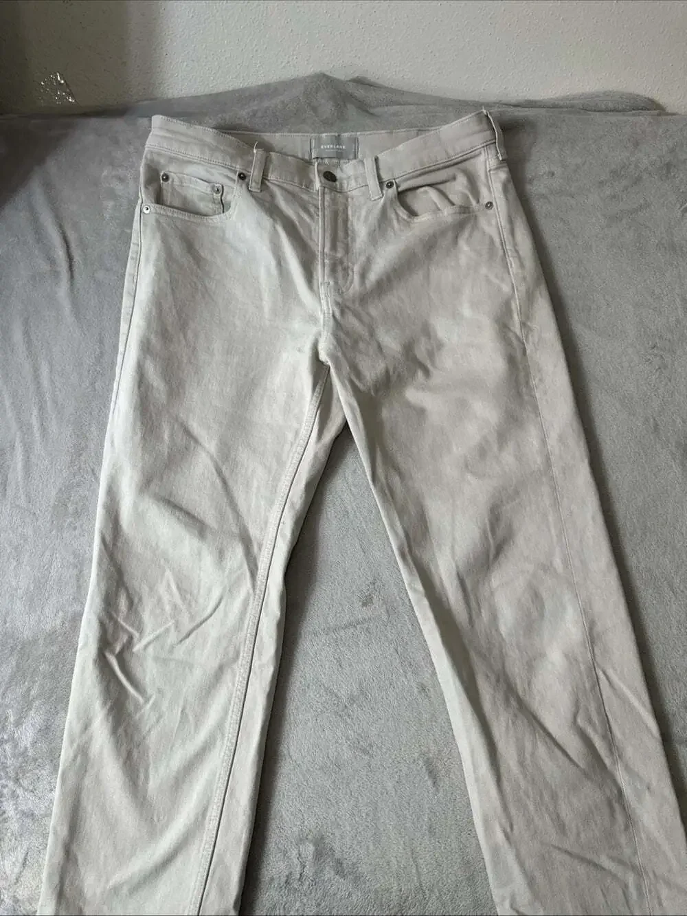 Everlane Men’s Straight Fit Jeans 31x30 Beige Tan Denim Pants